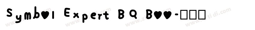 Symbol Expert BQ Boo字体转换